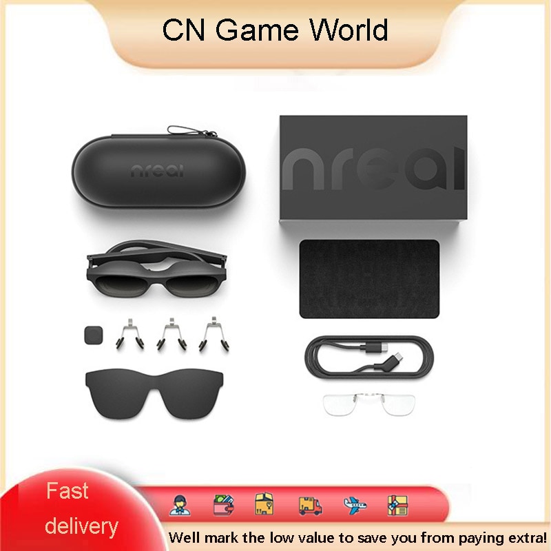 Ʈ VR Ȱ nreal  3d hd tela tudo-em-um oculos de realidade aumentada jogos  portateis ȵ̵ e 